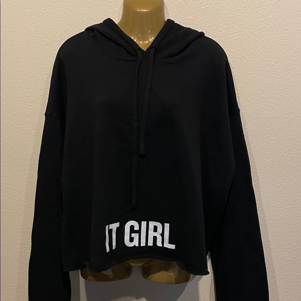 Christian Siriano Black 'IT GIRL' Hoodie